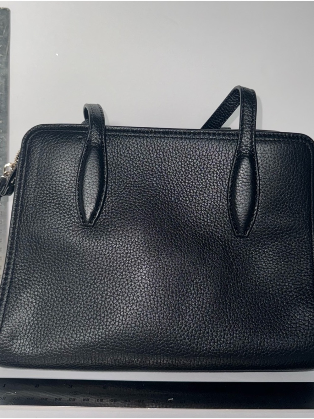 Brand New kate spade Black Pebbled Leather Satchel with Tassel - Picture 2 of 3